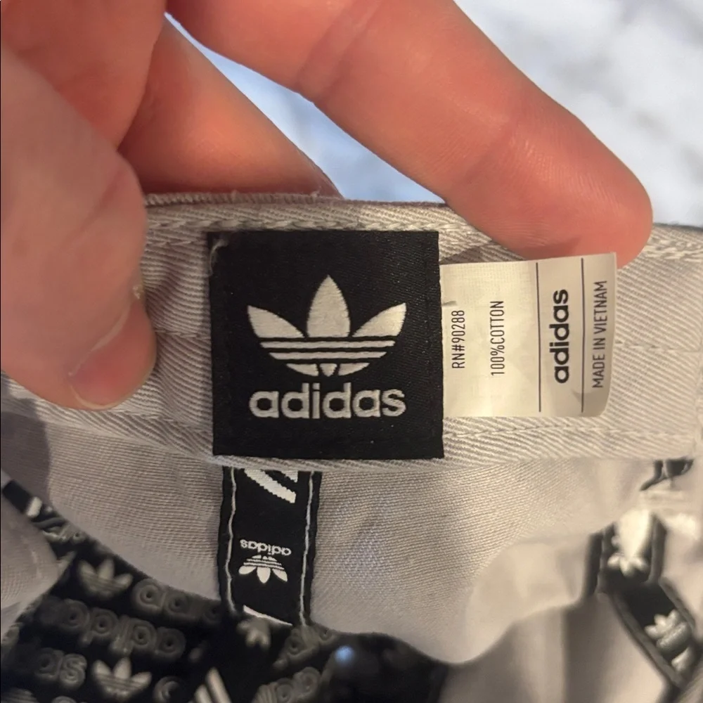 Adidas Light Gray Trefoil Cap